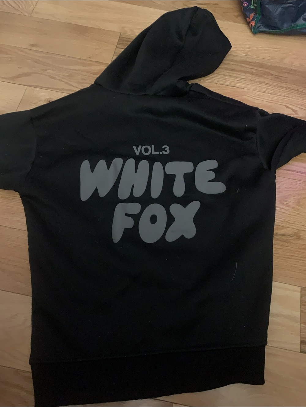 WHITE FOX VOL.3 Black and grey hoodie
